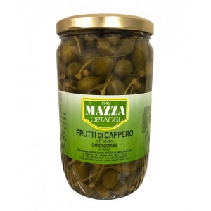 Kapariai su koteliais, MAZZA, Italija, 700 g / 380 g